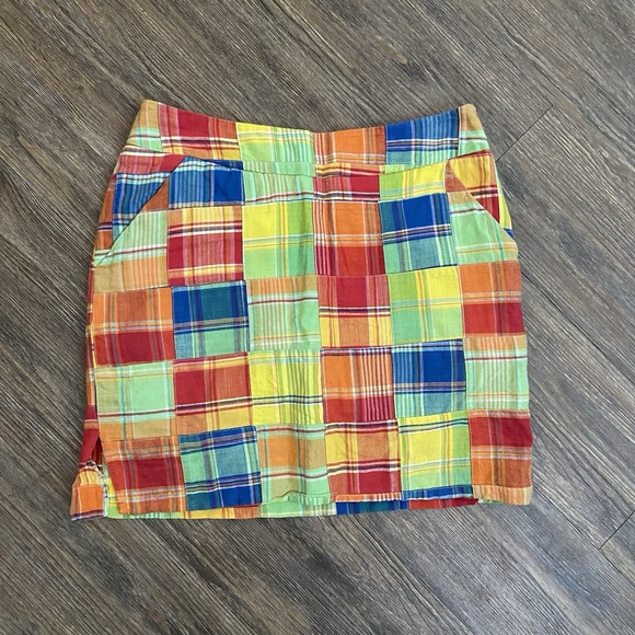 Loudmouth Golf Pants - Loudmouth Ladies Golf Pickleball Plaid Lined Tennis Skirt Skort Size 2